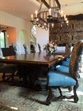 ~ Large Antique Italian Dining Table 13'L x 5'W in Dark Walnut
Retail $27,500.00
Estate $22,500.00