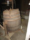 Primitive Butter Churn floor standing, very large.