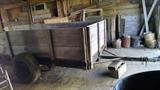 Wood Trailer approx. 8' x 10'