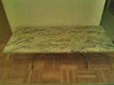 Antique White Marble Slab and  Coffee Table Slab. Some scratches, in good shape. 