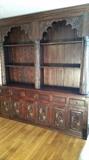 Super nice China hutch buffet all solid wood, can be moved in two pieces fyi