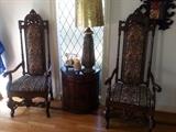 1800's Kings Chairs in superb condition