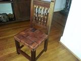 Childs leather chair renaissance style
