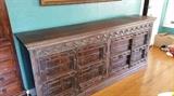 old teak dresser.  very heavy and made to last for generations