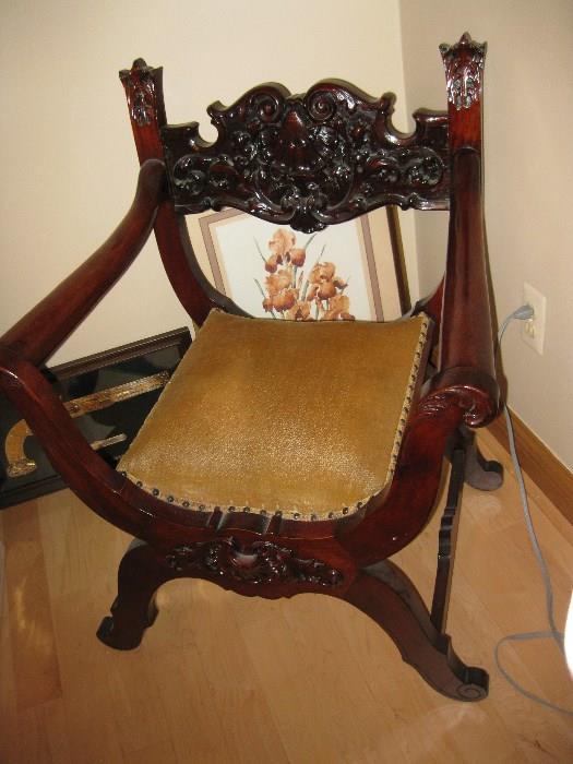 unusual antique chair