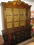 Lower level china cabinet