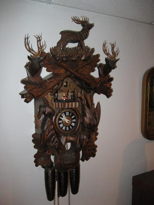 German Cookoo clock, one of two