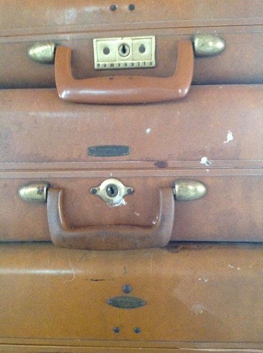 Vintage Train Luggage