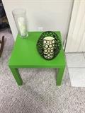 Side Table and a sample of candle holders/decorations