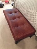 Leather Bench - Crate and Barrel