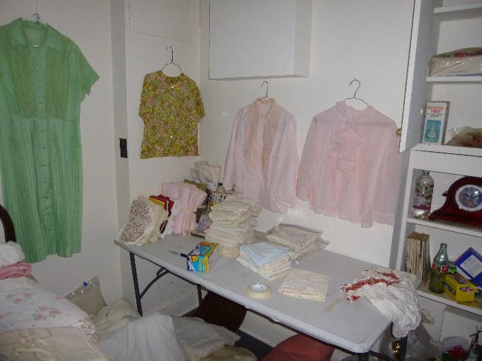 Cotton blouses and vintage material