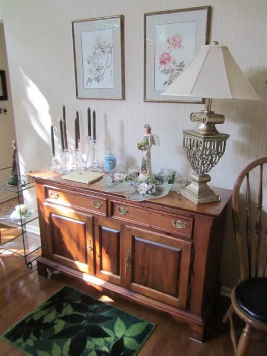 Pine sideboard.