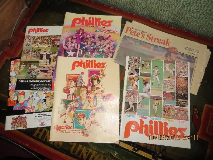 Vintage Phillies Magazines 