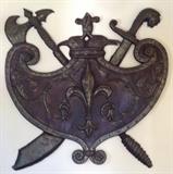 Repousse Metal Shield