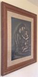 Framed, Mother & Child by Rouault