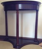 Demi-Lune & Columns Console Table