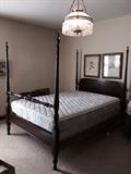 
#3 Ajax cherry full 4 post bed $225
#4 full mattress $75