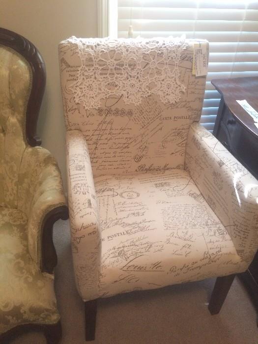 #19 Signature Print chair $75 