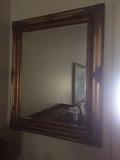 gold Bevel mirror $50