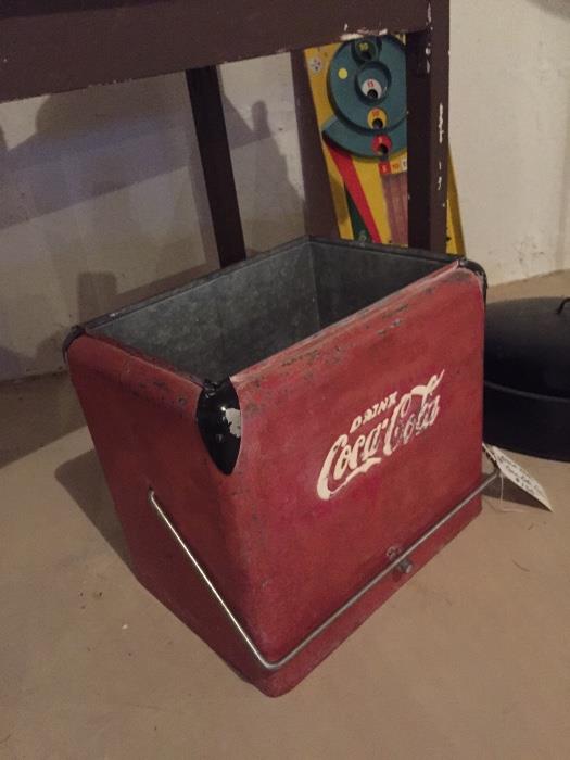Antique 1940's circa Coca-Cola cooler