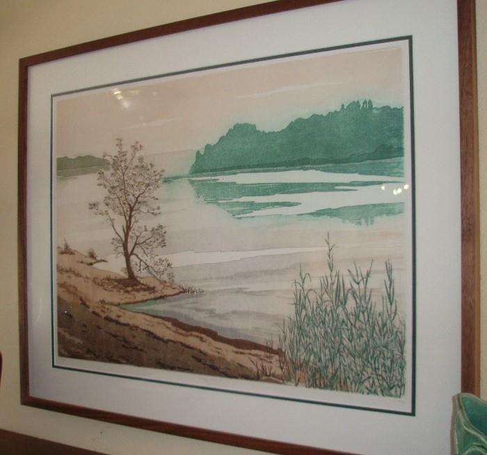 Tuttle "Early Light"  Limited Edition Print 240/250, image size 18 X 24