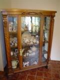 QUARTER SAWN OAK CHINA CABINET