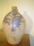 Ovid stoneware 3 gallon jug with blue bird decoration