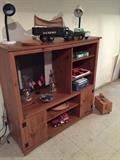 TV cabinet, vintage toys and more!