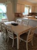 Kitchen Dining Table with 6 chairs