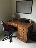 Desk with office chair