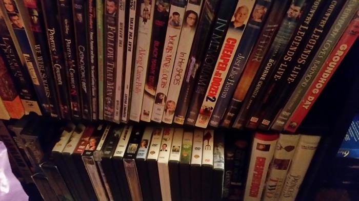 Over 200 DVDs