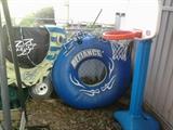 SWIM TUBE FOR PULLING WITH BOAT AND BASKETBALL BIG GOAL