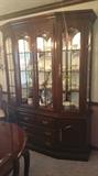 Thomasville Dining Room Set Retail $6000, 
SOLID Cherry in excellent condition  3 pc set $2300
China Cabinet 80" x 40" x 32"