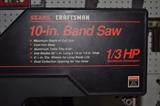 Sears Craftsman 10 inch Band Saw 1/3 horsepower.