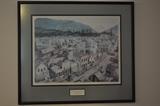 Numbered 233/500 lithograph celebrating 100 years 1892-1992 Issaquah, Washington.