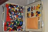 Suitcase full of Legos to be sold as a lot.