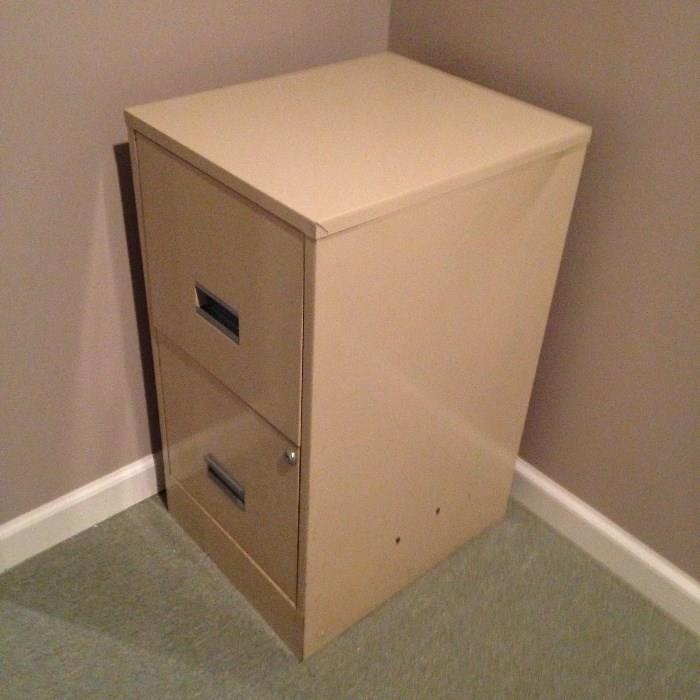 two drawer file cabinet