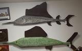 LARGE 6' LONG FOLK ART FISH
