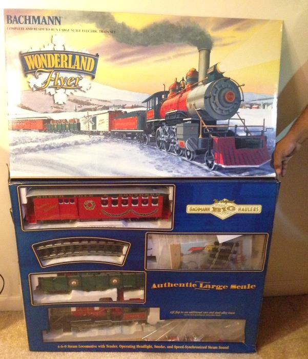 Bachman Wonderland Flyer Train, authentic large scale, electrically operated.