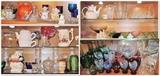 Collection of China, decor & Depression glass