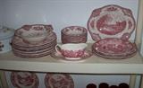 Lovely pink transferware--most old