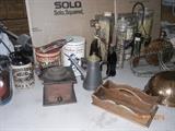 A few antiques and kitchen items.