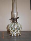 Antique petite oil lamp.