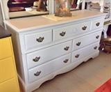 7 Drawer Dresser
Color - White
Dimensions - 57 3/4"L x 17 1/4"D x 31 1/2"H