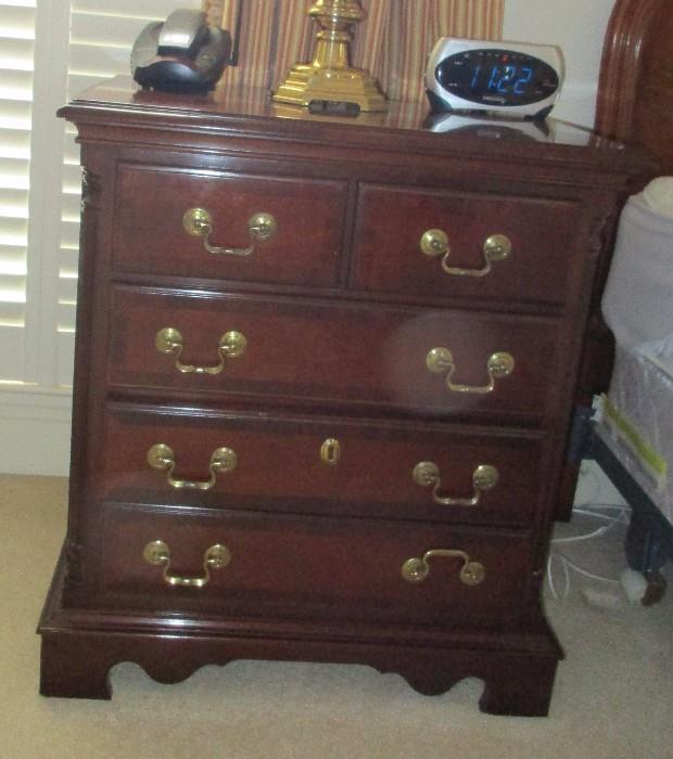 pair bedside chests