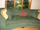 Curved couch by Wesley Hall