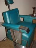 Vintage barber's chair. Great shape.