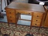 Nice wood desk. Great for college students.