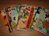Dell comic books and Walt Disney comic books.
