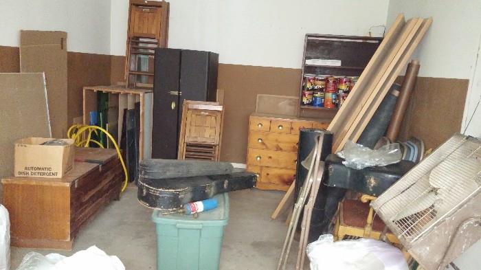 Another part of an outbuilding, filling up with stuff for you including viola, Lane cedar chest, furniture, cabinets, holiday, pipe collection